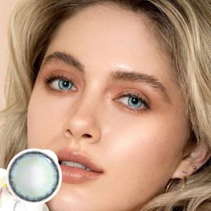 Eyemi Nowhere S27 Blue Prescription Colored Contact Lenses