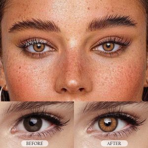 Eyemi Nordic DNA Brown Colored Contact Lenses