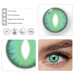 Eyemi Dragon Eye Green Cosplay Colored Contact Lenses丨1 Day