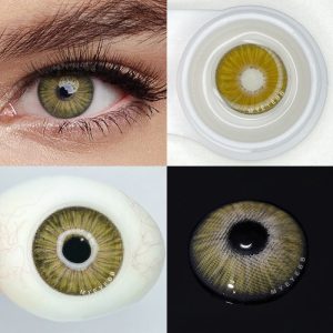 Eyemi New York II Appeal Grey Brown Prescription Colored Contact Lenses