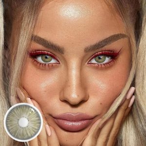 Eyemi New York II Appeal Grey Brown Prescription Colored Contact Lenses