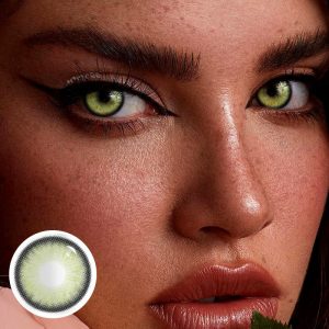 Eyemi Norko Green Prescription Colored Contact Lenses