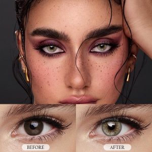 Eyemi Abyssal Brown Prescription Colored Contact Lenses