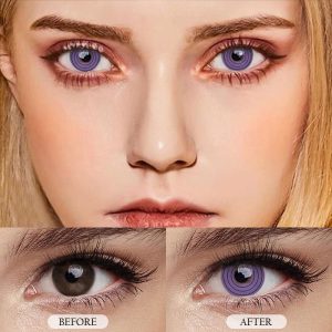 Eyemi Umuyashiki Hinaki Prescription Cosplay Colored Contact Lenses