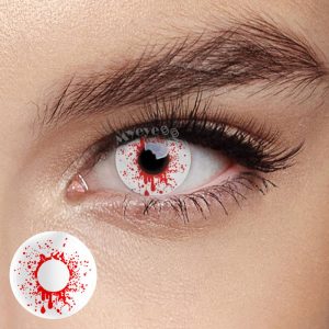 Eyemi Trauma White Prescription Cosplay Colored Contact Lenses