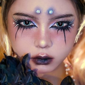 Eyemi Nebulos Blue Cosplay Colored Contact Lenses