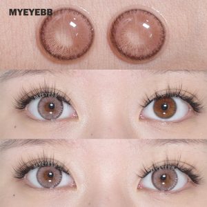 Eyemi Deepwater Zone Brown Prescription Colored Contact Lenses