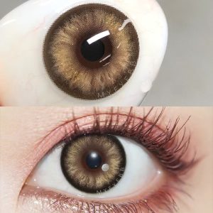 Eyemi Pearlescent Brown Prescription Colored Contact Lenses