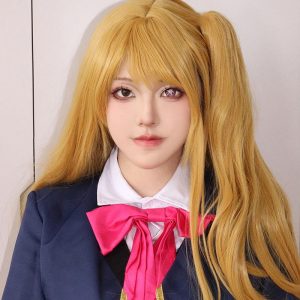 Eyemi Blind Ai Hoshino Red Cosplay Colored Contact Lenses