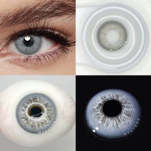 Eyemi Unspoken Mirage Grey Prescription Colored Contact Lenses