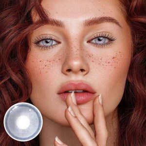 Eyemi Genshin Moon Blue Prescription Colored Contact Lenses