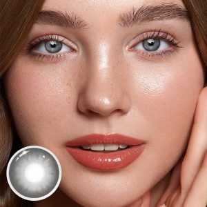 Eyemi Dolly Grey Prescription Colored Contact Lenses