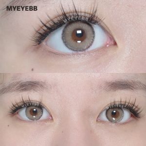 Eyemi Fox's Eye Brown Prescription Colored Contact Lenses
