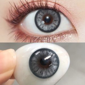 Eyemi Cocoa Blue Prescription Colored Contact Lenses