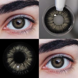 Eyemi New York III Black Prescription Men Colored Contact Lenses