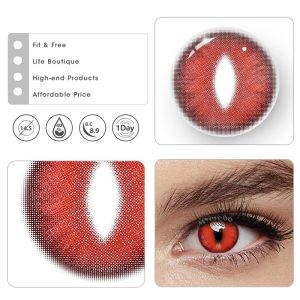 Eyemi Dragon Eye Red Cosplay Colored Contact Lenses丨1 Day