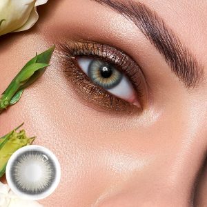 Eyemi Y2K Boho Grey Prescription Colored Contact Lenses