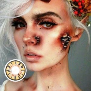 Eyemi Tokisaki Kurumi Yellow Cosplay Colored Contact Lenses