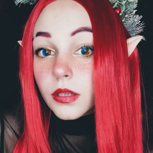 Coloredeye Pride Day Multi Rainbow Prescription Cosplay Colored Contact Lenses