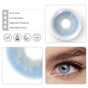 Eyemi Sin Blue Prescription Colored Contact Lenses