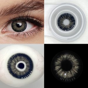 Eyemi New York III Black Prescription Colored Contact Lenses