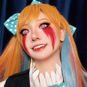 Eyemi Blind Titan Pink Cosplay Colored Contact Lenses