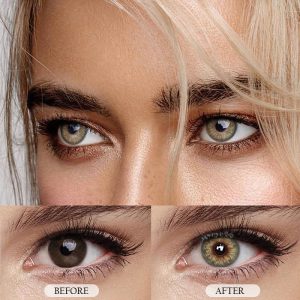 Eyemi DNA II Brown Prescription Colored Contact Lenses