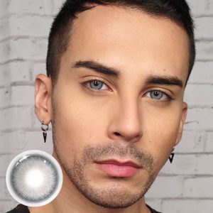 Coloredeye Deepwater Zone Grey Prescription Men Colored Contact Lenses