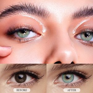 Eyemi Sin Green Prescription Colored Contact Lenses