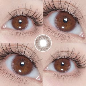 Eyemi Queen Brown Prescription Colored Contact Lenses