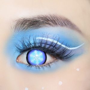 Eyemi Blind Snowflake Cosplay Colored Contact Lenses
