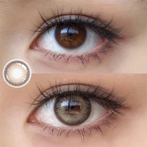 Eyemi Y2K Boho Brown Prescription Colored Contact Lenses