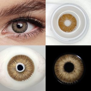 Eyemi New York III Brown Prescription Colored Contact Lenses
