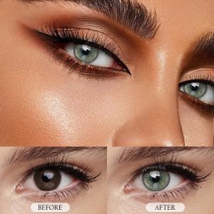 Eyemi Van Gogh Green Prescription Colored Contact Lenses