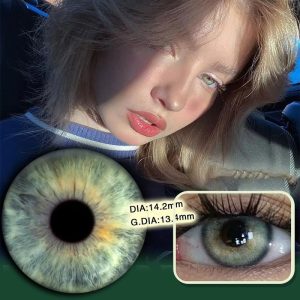 Eyemi Wild DNA Green Colored Contact Lenses