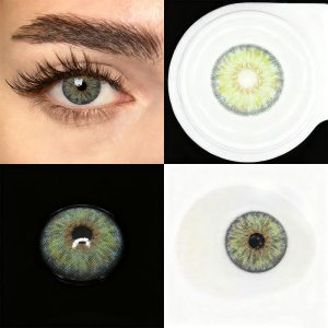 Eyemi Petite Iris Grey Green Colored Contact Lenses