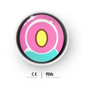 Eyemi Blind Titan Pink Cosplay Colored Contact Lenses