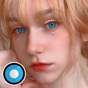 Eyemi Blue Manson Prescription Cosplay Colored Contact Lenses