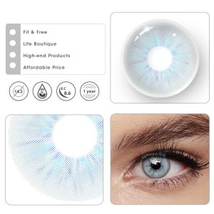 Eyemi Starlens Grey Prescription Colored Contact Lenses
