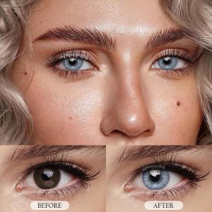 Eyemi Mar Iris Blue Colored Contact Lenses