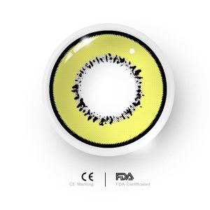 Eyemi Elements Yellow Prescription Cosplay Colored Contact Lenses
