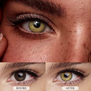 Eyemi Russian Girl Brown Prescription Colored Contact Lenses