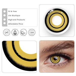 Eyemi Demon Slayer Prescription Cosplay Colored Contact Lenses