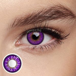 Eyemi Genshin Impact Purple Prescription Cosplay Colored Contact Lenses