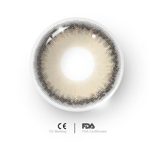 Eyemi Fox's Eye Brown Prescription Colored Contact Lenses