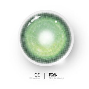 Eyemi Cyber Green Prescription Cosplay Colored Contact Lenses