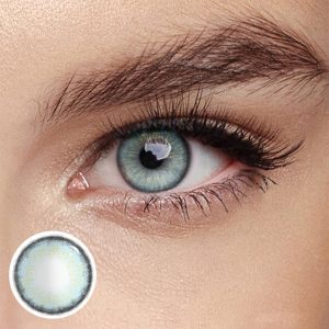 Eyemi Nowhere S27 Blue Prescription Colored Contact Lenses