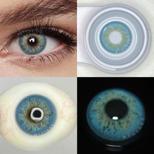Eyemi Russian Girl Blue Prescription Colored Contact Lenses