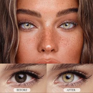 Eyemi Ocean Brown Prescription Colored Contact Lenses