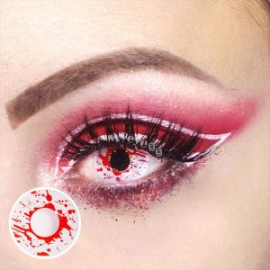 Eyemi Trauma White Prescription Cosplay Colored Contact Lenses